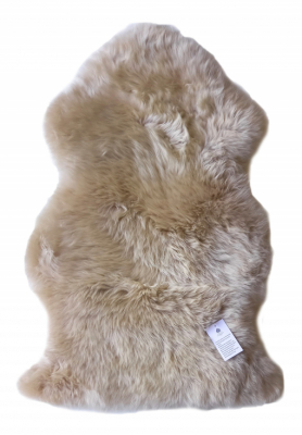 BOZZ Lammskinnsfäll Långhårig Linen Beige