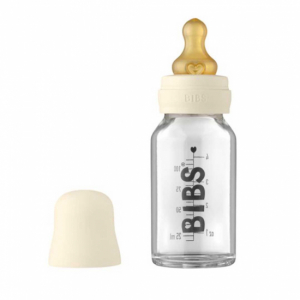 Bibs Nappflaska Glas 110ml, Ivory