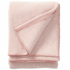 Klippan Babyfilt Ekologisk Lammull Domino Rosa
