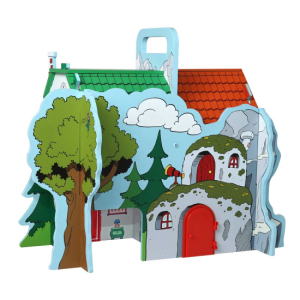 Bamse Lekvärld Bamsebyn med lekplatta