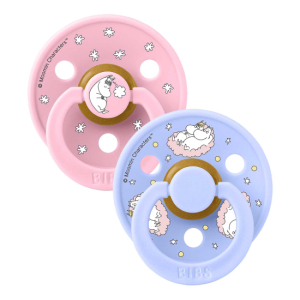 BIBS x Moomin Colour 2-Pack 0-6 mån Dreaming Baby Pink Mix