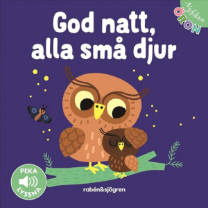 Pekbok Nyfikna Öron God natt alla små djur