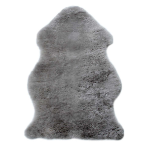 BOZZ Lammskinnsfäll Kortklippt Mid Grey