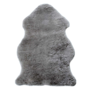 BOZZ Lammskinnsfäll Kortklippt Mid Grey
