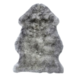 BOZZ Lammskinnsfäll Långhårig Grey Mist