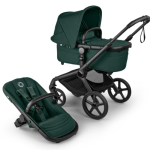 Bugaboo Fox 5 Renew Barnvagn Black/Fern Green