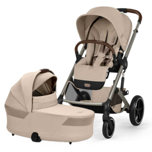 Cybex Balios S Lux 2026 Duo med Cot S Lux Almond Beige