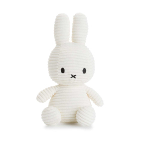 Miffy Gosedjur ECO Corduroy 23 cm Vit