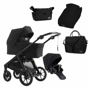 Emmaljunga 2023 NXT 310 All Black FLAT inkl. tillbehr