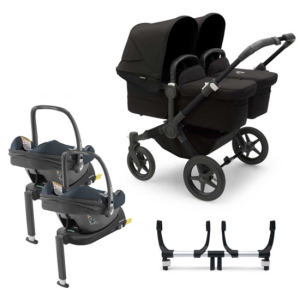 Bugaboo Donkey 5 Twin + Maxi-Cosi Cabriofix + Bas