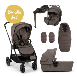 Nuna Triv LX Duovagn, Arra Flex babyskydd & Bas