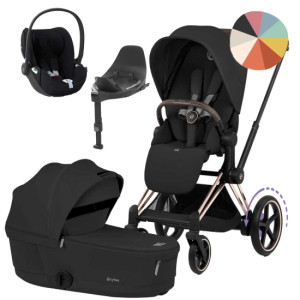 Cybex E-priam Gen 5 Roségold Inkl. Cloud T och Bas