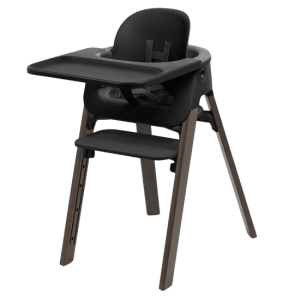 Stokke Steps Matstolspaket Black/Warm Brown