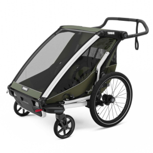 Thule Chariot Lite Cykelvagn Double Vintage Green