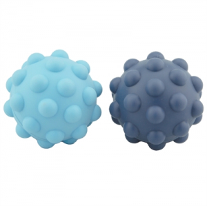 Tiny Tot Sensory Silicone Fidget Small Balls - Blue