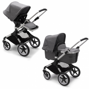 Bugaboo Fox2 Alu/Grey Melange Duovagn