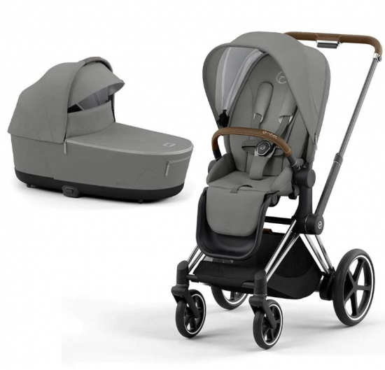 Cybex e-priam Chrome Brown- Soho Grey