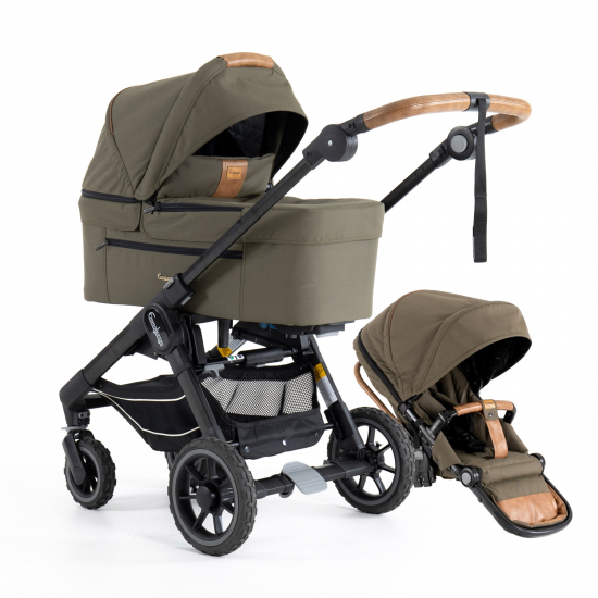 Emmaljunga 2023 NXT60 Ergo Outdoor Olive i gruppen Barnvagnar  / Varumrken / Emmaljunga /  Emmaljunga NXT60 hos Kpbarnvagn (pktel23nxt60-2)