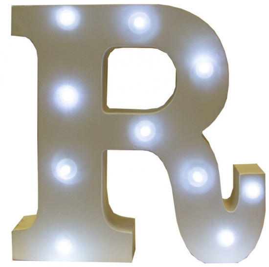 Sass & Belle LED lampa, Bokstav R | Vägglampor Lampor & nattl Sass & Belle LED lampa, Bokstav R | Vägglampor Lampor & nattl