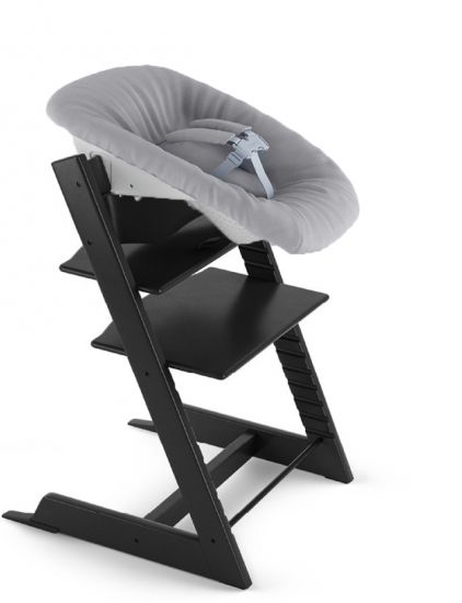 Stokke Tripp Trapp Matstol Black + Newborn Set Stokke Tripp Trapp Matstol Black + Newborn Set
