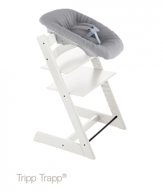 Stokke Tripp Trapp Matstol Vit + Newborn Set Stokke Tripp Trapp Matstol Vit + Newborn Set
