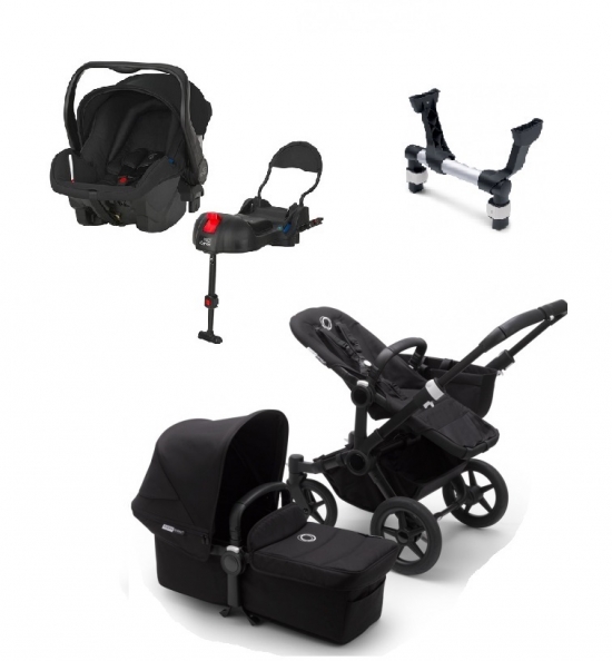 bugaboo donkey 3 mono black