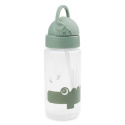 Done By Deer Vattenflaska med sugrör Croco Green