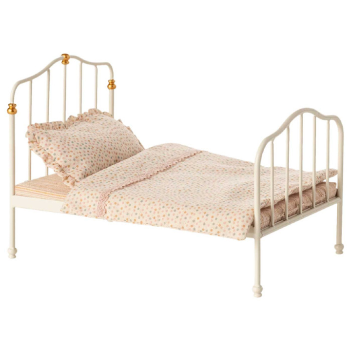 Maileg Säng Vintage Off White i gruppen Leksaker / Leksaker från 3 år hos Köpbarnvagn (11-5124-00)
