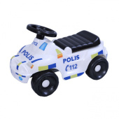 Plasto Sparkbil Polisbil med Tysta Hjul