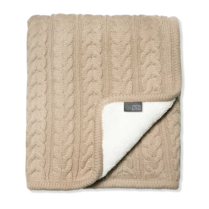 Vinter & Bloom Filt Cuddly Sand Beige i gruppen Babytillbehör / Filtar & snuttefiltar / Fleecefiltar hos Köpbarnvagn (230004802)