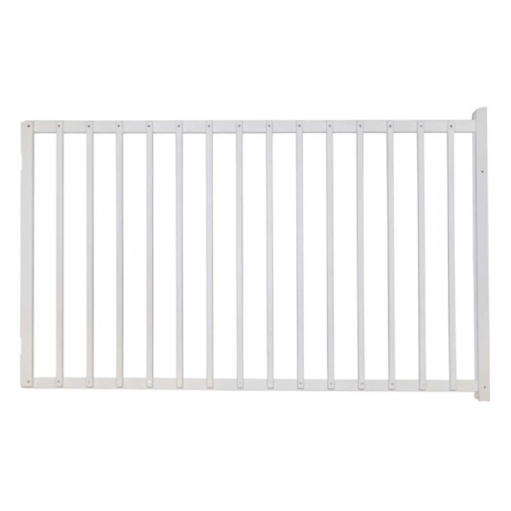 2ME Fällgrind i Trä 116 cm Vit i gruppen Babytillbehör / Barnsäkerhet / Grindar hos Köpbarnvagn (2ME25-4103)