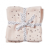 one by Deer Swaddle Filt Dreamy Dots Powder, 2-pack