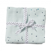 Done by Deer Swaddle Filt Dreamy Dots Bl, 2-pack