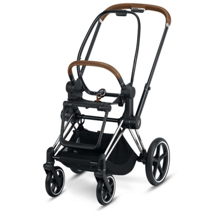 Cybex Priam Chassi Chrome/Brown i gruppen Barnvagnar / Varumärken / Cybex / Cybex Priam hos Köpbarnvagn (519002295)