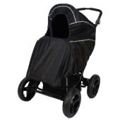 Kaxholmen Regnskydd För barnvagn svart