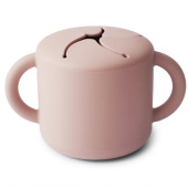 Mushie Snack Cup Blush Rosa
