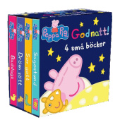 Greta Gris: Godnatt! 4 Små Böcker