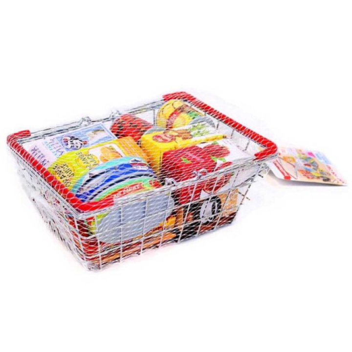 Champion Kundkorg med leksaksmat 15 Delar i gruppen Leksaker / Leksaker från 3 år / Lekmat & kök hos Köpbarnvagn (999446189)