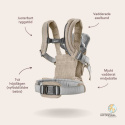 Babybjörn Bärsele HARMONY 3D Mesh Gråbeige