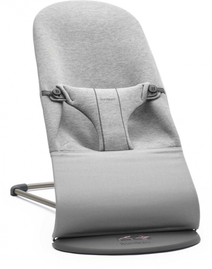BabyBjörn Babysitter Bliss 3D Jersey Light Grey i gruppen Babytillbehör / Babysitter hos Köpbarnvagn (BABJ6072)