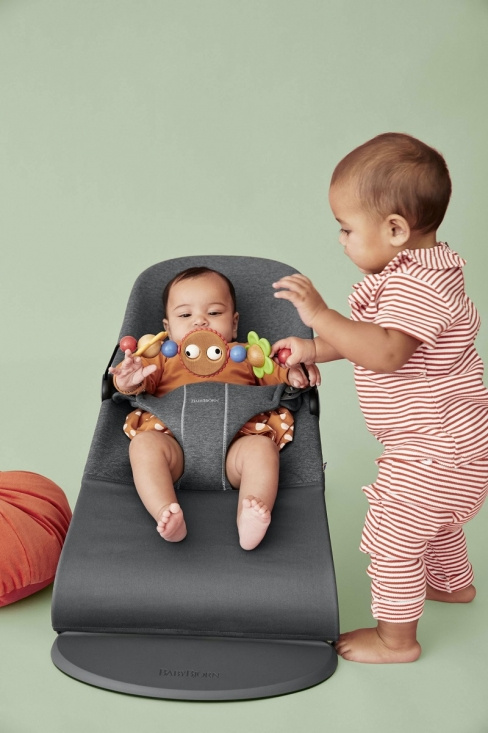 BABYBJÖRN Baby Sitter 1-2-3 黒・白水玉