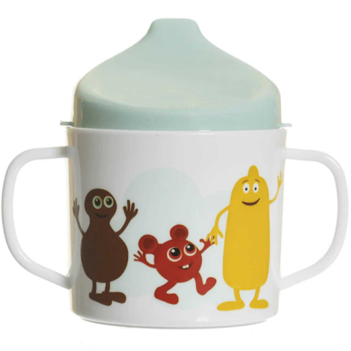 Babblarna Pipmugg med handtag i gruppen Babytillbehör / Äta & dricka / Nappflaskor & muggar hos Köpbarnvagn (BABL12962)