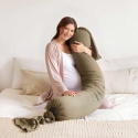 Bbhugme Gravid/Amningskudde Dusty Olive Black