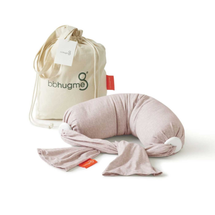 Bbhugme Amningskudde Pink Melange i gruppen Presenttips / Babyshower hos Köpbarnvagn (BBHU155419)