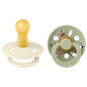 BIBS x Moomin Colour 2-Pack 0-6 mån Friends Ivory Mix