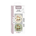 BIBS x Moomin Colour 2-Pack 0-6 mån Friends Ivory Mix