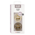 Bibs Napp Colour Latex 2-pack 18+ mån Vanilla/Dark Oak
