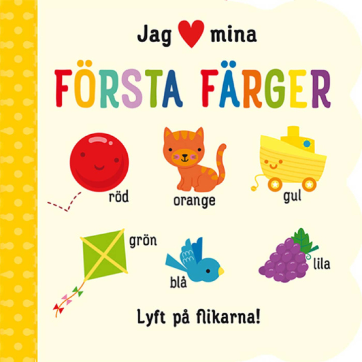 Jag (hjärta) mina första Färger i gruppen Leksaker / Babylek 0-1 år / Böcker hos Köpbarnvagn (BOKT82953)