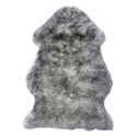 BOZZ Lammskinnsfäll Långhårig Grey Mist