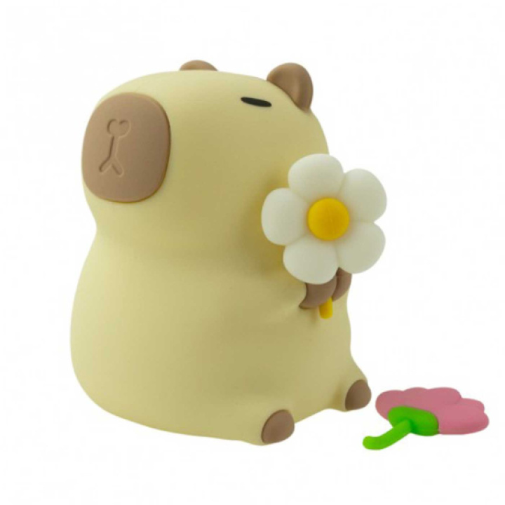 Brigbys Marys LED Nattlampa Capybara Florist i gruppen Barnrum hos Köpbarnvagn (BRGYMW61108)